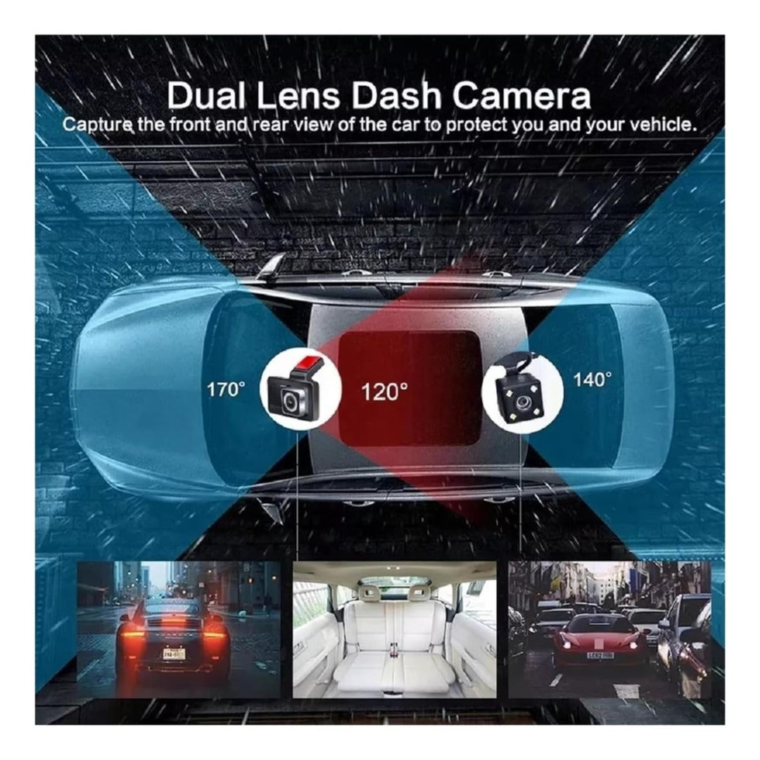 DVR para Coche con Doble Cámara